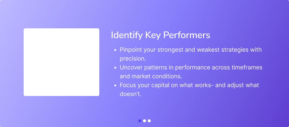 Identify key performers